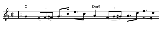 The Melbourne Clog Dance - staff notation