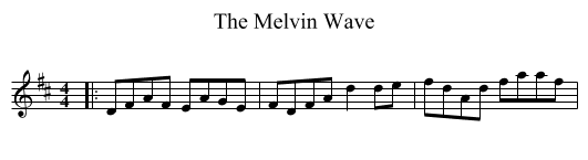 The Melvin Wave - staff notation
