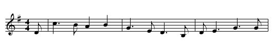 The Memory of the Dead - staff notation