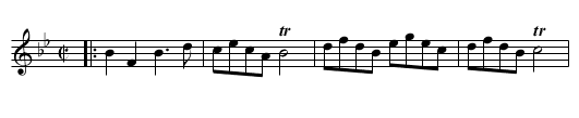 the Mercury - staff notation