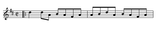The Merry Blacksmith - staff notation