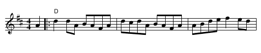 The Merry Blacksmith - staff notation