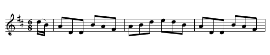 The Merry Maiden    (jig)     1063 - staff notation