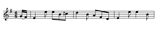 The Merry Old Maid  (jig)     0738 - staff notation