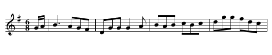 The Merry Old Woman - staff notation
