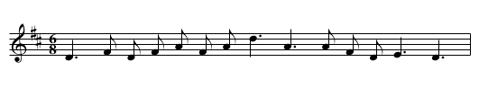 The Merry Pair - staff notation