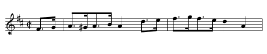 the MERRY SHERWOOD RANGERS - staff notation