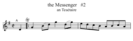 the Messenger   #2 - staff notation