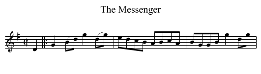 The Messenger - staff notation