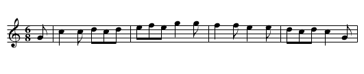 The Milk Maid - staff notation
