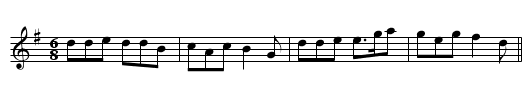 the Milke-Mayds Bobb - staff notation