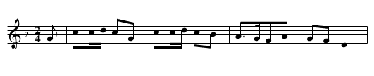 The Mill dams of Binnorie - staff notation