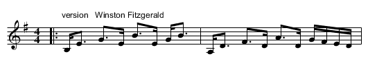 The Mill of Newe - staff notation
