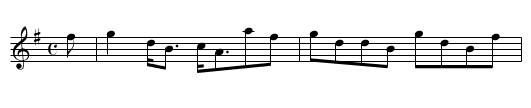 The Miller is canty. - staff notation