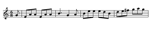 The Miller of Glanmire - staff notation