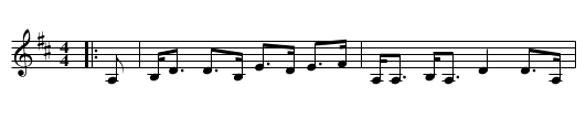 The Miller's Daughter - staff notation