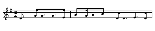 The Miller's Wedding - staff notation