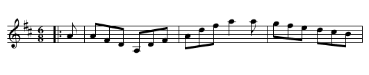 The Milltimber Jig - staff notation