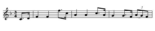The Mingulay Boat Song - staff notation