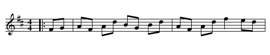 The Minstrel's Fancy - staff notation