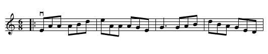 the Mist Covered Mountains - staff notation