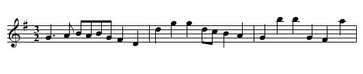 THE MOLE CATCHER'S HORNPIPE - staff notation