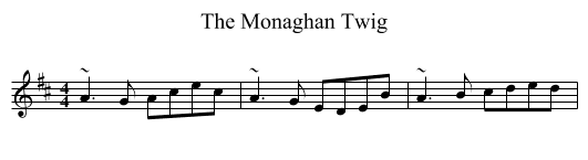The Monaghan Twig - staff notation