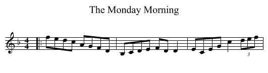 The Monday Morning - staff notation