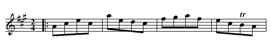 the Month of March - staff notation