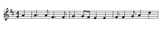 The Moon Shines Bright - staff notation