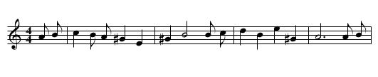 The More the Merrier - staff notation