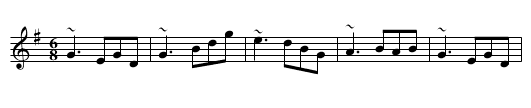 The Mouse in the Mug - staff notation