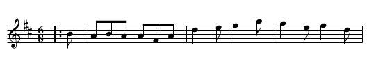 The Muckin' o' Geordie's Byre - staff notation