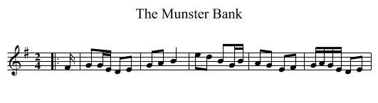 The Munster Bank - staff notation
