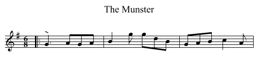 The Munster - staff notation