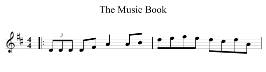 The Music Book - staff notation