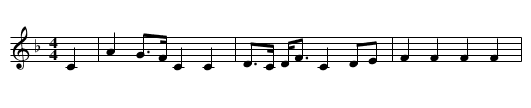 The Music of Spey - staff notation