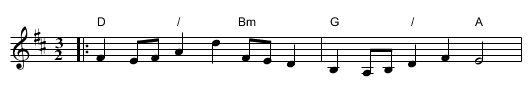 The Music Will Tell You - staff notation