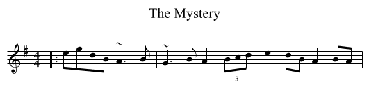 The Mystery - staff notation