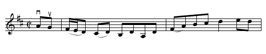 THE NAVAL BRIGADE HORNPIPE - staff notation