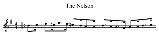The Nelson - staff notation