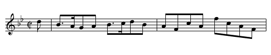The New Cross Well - staff notation