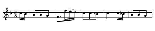 The New German Waltze - staff notation