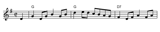 The New High Level Reel - staff notation