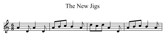 The New Jigs - staff notation