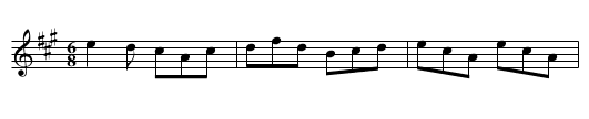 the New Queen of Hearts - staff notation