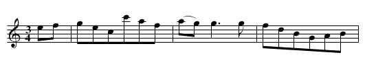 The New Tyrolese Waltz - staff notation