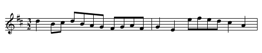 THE NEW WHITE HART HORNPIPE - staff notation