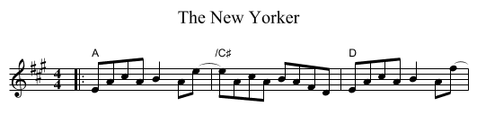 The New Yorker - staff notation