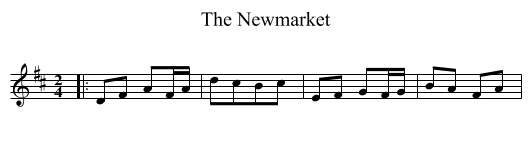 The Newmarket - staff notation
